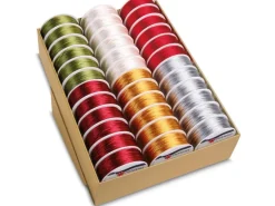 Weihnachtliche Kordel 5 m bunt sortiert