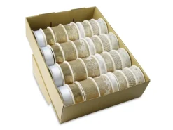 Weihnachtliches Seidenband Gold 1 Stück