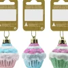 Weihnachtsanhänger Cupcake 4 cm 3-fach sortiert