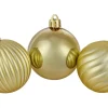 Weihnachtsbaumkugeln Ø 6 cm Kunststoff Gold 40-teilig