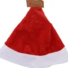 Weihnachtsbaumrock Polyester 100 cm x 100 cm Rot-Weiß