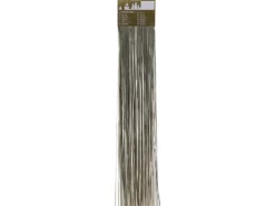 Weihnachts-Deko Hängelametta aus Kunststoff 48 cm Champagner 300 Streifen