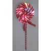 Weihnachts-Deko Lollipop mit LEDs 25 x 160 x 430 mm Rot-Weiß