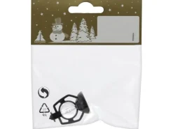 Weihnachts-Deko Petroleumlampe aus Kunststoff 2,5 cm x 3,6 cm x 2 cm Schwarz