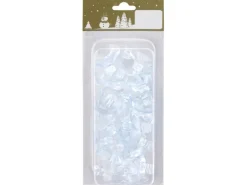 Weihnachts-Deko Saugnäpfeaus Kunststoff Ø 3,5 cm Transparent 48 Stück