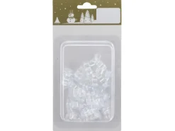 Weihnachts-Deko Saugnäpfefür Lichterketten Ø 2,5 cm Transparent 20 Stück
