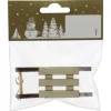 Weihnachts-Deko Schlitten aus Holz 3 cm x 7,7 cm x 2 cm Natur