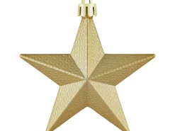 Weihnachts-Deko Stern Gold 3 Stück