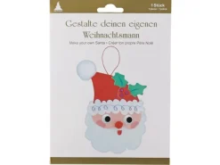 Weihnachtsdekoration Bastelset Santa aus Filz zum Hängen