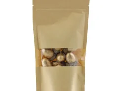 Weihnachtsdekoration Eicheln-Set aus Styropor 12 Stück Gold