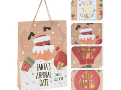 Weihnachtsdekoration Geschenktasche XXL 4-fach Sortiert