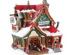 Weihnachtsdekoration Haus Elf Workshop