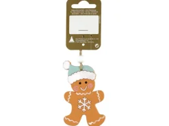Weihnachtsdekoration Lebkuchenmann aus Holz zum Hängen