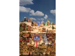 Weihnachtsdekoration Santas kleine Eisenbahn