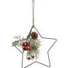 Weihnachtsdekoration Stern aus Metall zum Aufhängen