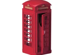 Weihnachtsdekoration Telefonzelle