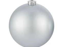 Weihnachtskugel Ø 14 cm Silber
