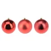 Weihnachtskugel Polystyrol 140 mm Rot 3-fach Sortiert