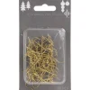 Weihnachtskugelhaken Gold 50 Stück