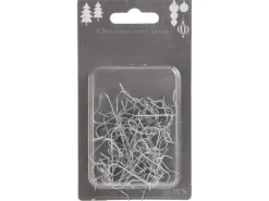 Weihnachtskugelhaken Silber 50 Stück