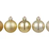 Weihnachtskugeln-Set 30-teilig Gold 4 cm