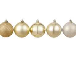 Weihnachtskugeln-Set 25-teilig Gold 6 cm