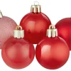 Weihnachtskugel-Set Ø 4 cm 30-teilig Rot