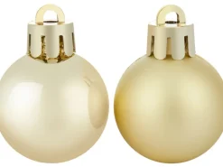 Weihnachtskugel-Set Ø 3 cm 24-teilig Gold