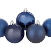 Weihnachtskugel-Set Ø 6 cm 25-teilig Blau