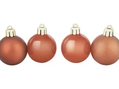 Weihnachtskugel-Set Ø 4 cm 30-teilig Cognac