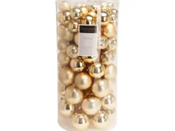 Weihnachtskugel-Set Kunststoff 100-teilig Farbauswahl