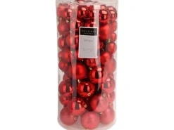 Weihnachtskugel-Set Kunststoff 100-teilig Farbauswahl