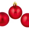 Weihnachtskugel-Set Rot