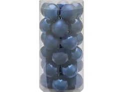 Weihnachtskugel-Set 30-teilig Dunkelblau Ø 4 cm