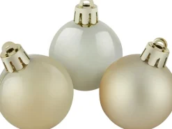 Weihnachtskugel-Set 30-teilig Champagner Ø 4 cm
