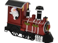 Weihnachts-Lokomotive mit 4 LED Mehrfarbig