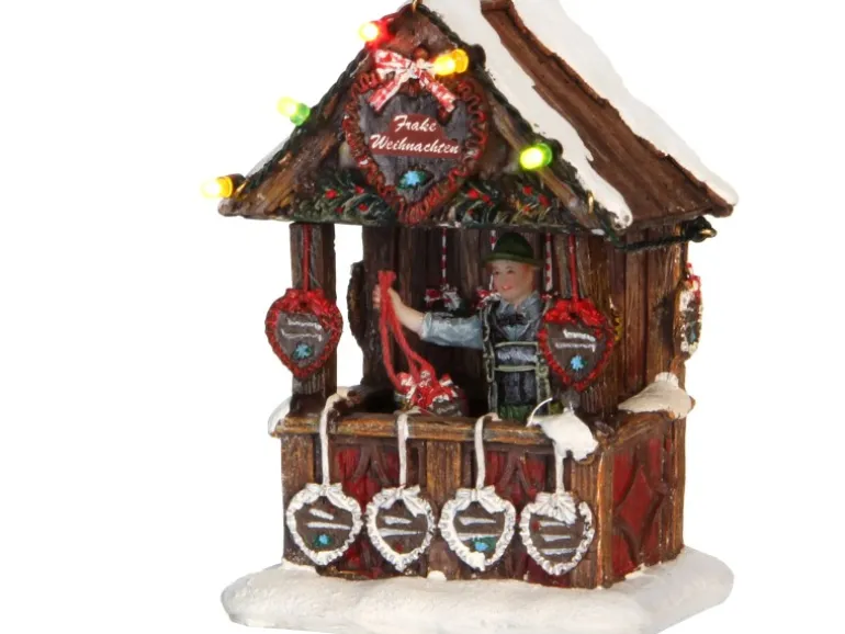 Weihnachtsmarkt Batteriebetrieb L8 x B7 x H11 cm