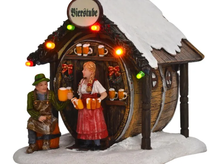 Weihnachtsmarkt Batteriebetrieb L11 x B11,5 x H11,5 cm