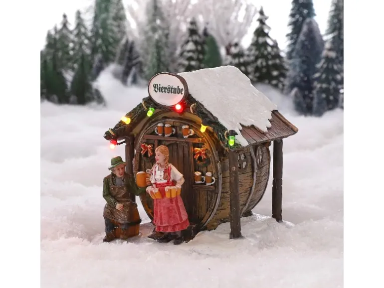 Weihnachtsmarkt Batteriebetrieb L11 x B11,5 x H11,5 cm