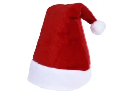 Weihnachtsmütze Polyester 40 g 30 cm x 45 cm Rot-Weiß