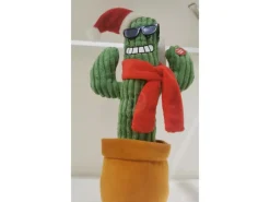 Weihnachtsplüsch Kaktus 38 cm Grün