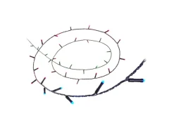 WiZ LED-Lichterkette Fairy Light Color 20 m Schwarz