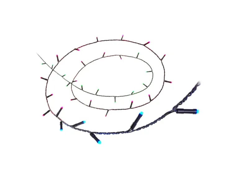 WiZ LED-Lichterkette Fairy Light Color 20 m Schwarz