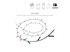 WiZ LED-Lichterkette Fairy Light Color 20 m Schwarz