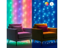 WiZ LED-Lichterkette Fairy Light Color 20 m Schwarz