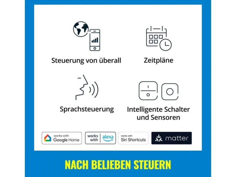 WiZ LED-Lichterkette Fairy Light Color 20 m Schwarz