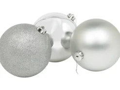XXL Weihnachtskugel Ø 14 cm 1 Stück Silber
