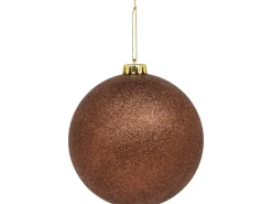 XXL Weihnachtskugel Ø 14 cm 1 Stück Braun