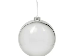 XXL-Weihnachtskugel Ø 20 cm Silber