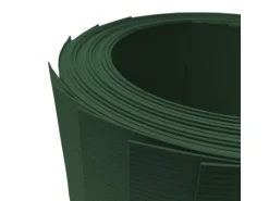 zaunzu Sichtschutz Rille 10x Einzelstreifen 2,55 m für Doppelstabmatten Tannengrün